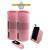 Indoor and Outdoor Speakers with Remote, Dual Power Transmitter, Pink